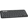 Logitech Pebble Keys 2 K380s - Teclado Inalámbrico Bluetooth Silencioso y Multidispositivo, Compatible con Logi Bolt, Diseño Compacto y Sostenible, Grafito
