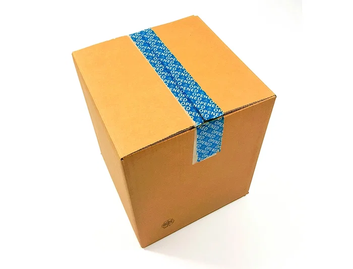 Q-connect Cinta de Seguridad Precinto Postal Azul con Mensaje VOID, 35 m x 33 mm