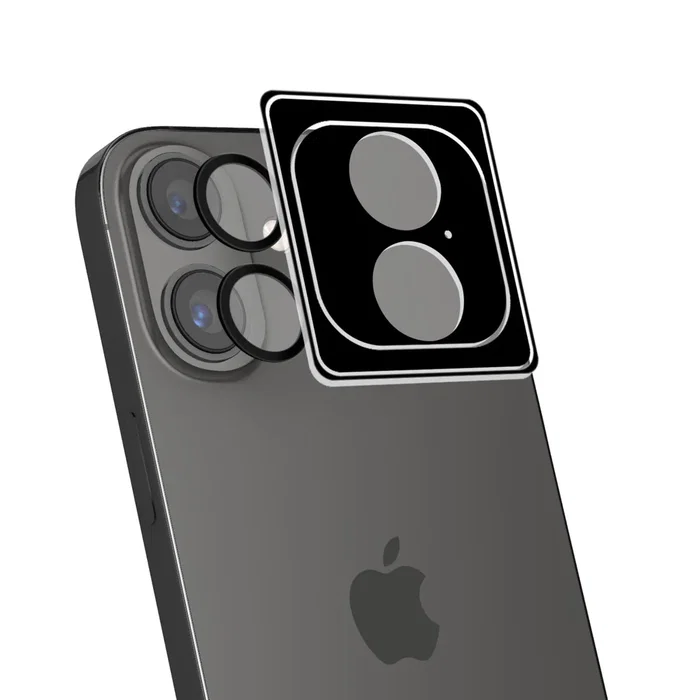 Celly CAMERALENS1078 Protector de Lente para Cámara, Vidrio Templado 9H, Compatible con iPhone 16 / iPhone 16 Plus, 1 Pieza