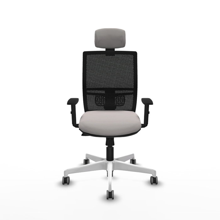 PIQUERAS Y CRESPO Silla de oficina Yunquera con mecanismo Sincro/Traslack Blanco y Negro PIQUERAS Y CRESPO Silla de oficina Yunquera con mecanismo Sincro/Traslack Blanco y Negro