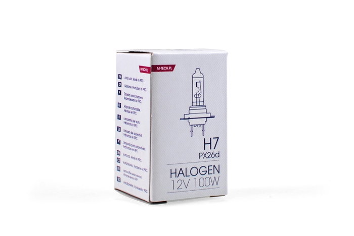 M-Tech Lámpara Halógena H7 PX26D 12V/100W M-Tech Lámpara Halógena H7 PX26D 12V/100W