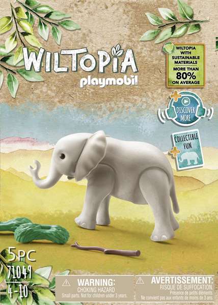 Playmobil Wiltopia Figura Elefante Joven