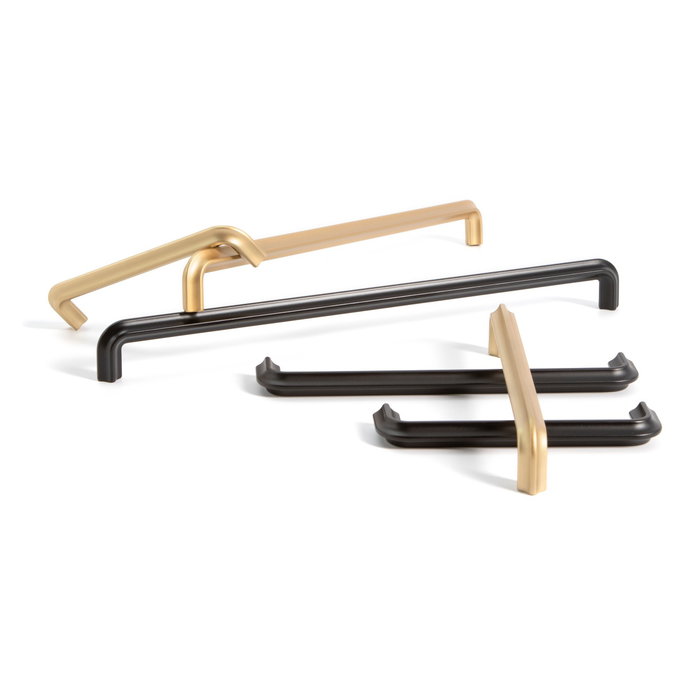 Giusti Tirador Zamak Modelo Maat Negro Mate Dist. Agujeros 320Mm