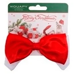 Wouapy Christmas Pajarita Papá Noel Roja Talla 2 - Accesorio de disfraz festivo