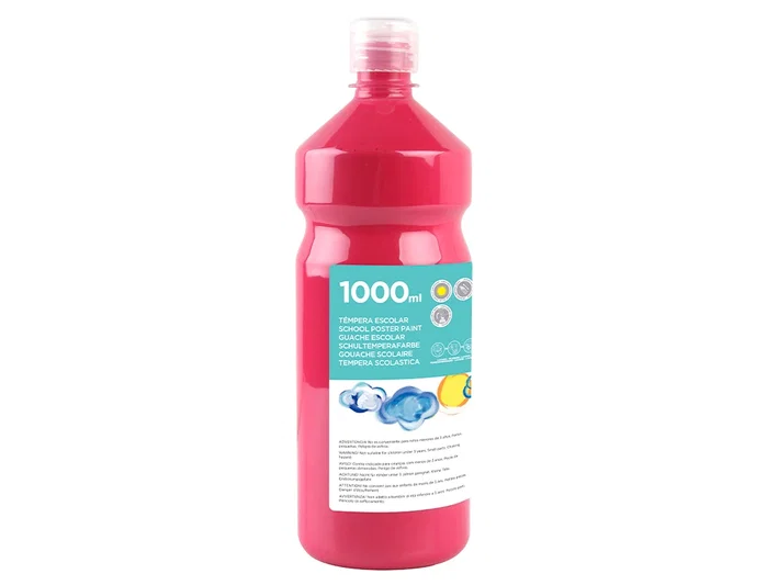 Liderpapel Témpera líquida escolar 1000 ml Fucsia Liderpapel Témpera líquida escolar 1000 ml Fucsia