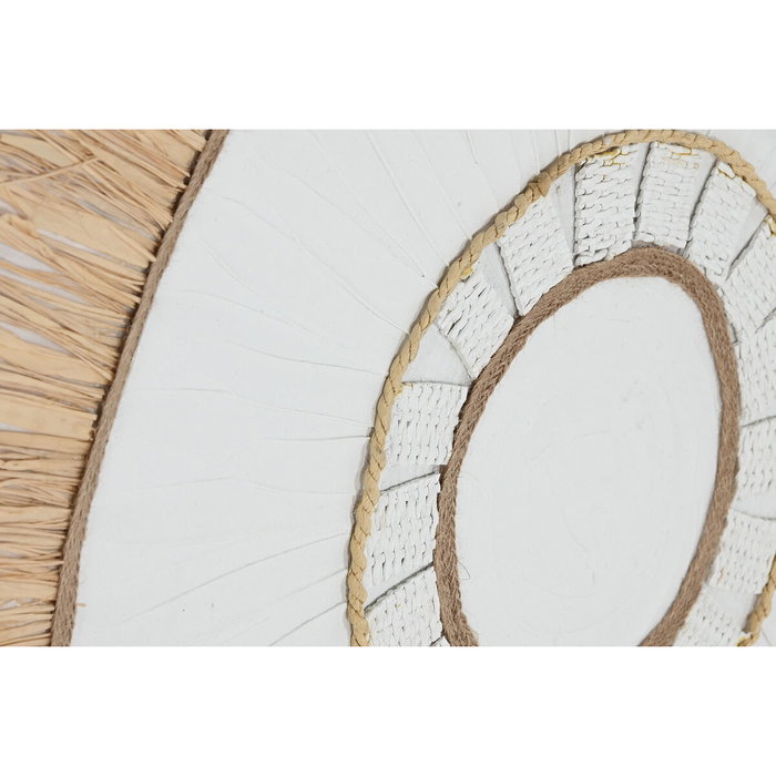 DKD Home Decor Cuadro Lienzo Yute Boho Surtido de 2 Piezas 92x92x4,5 cm
