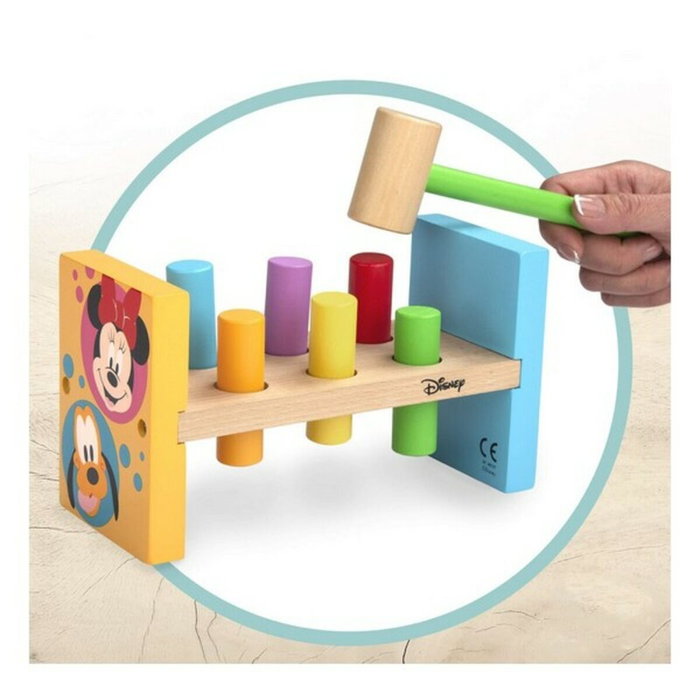 WOOMAX Juego Martillo Baby Disney madera
