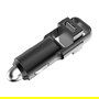 RealPower KFZ-Ladegerät Slim Auto Cargador de Coche 2400mA 2x USB Cigarrillero 4800mA Negro