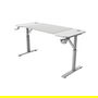 Mars Gaming Mesa Gaming Ergonómica Regulable en Altura MGD Ergo 140 Blanca 140x60cm con Alfombrilla XXL