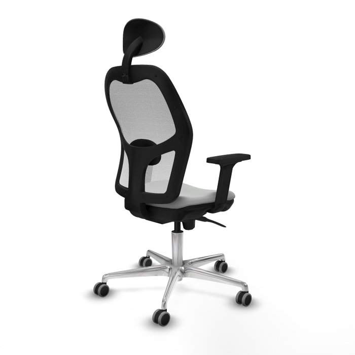 PIQUERAS Y CRESPO Silla de oficina Jorquera Gris claro y Blanco PIQUERAS Y CRESPO Silla de oficina Jorquera Gris claro y Blanco