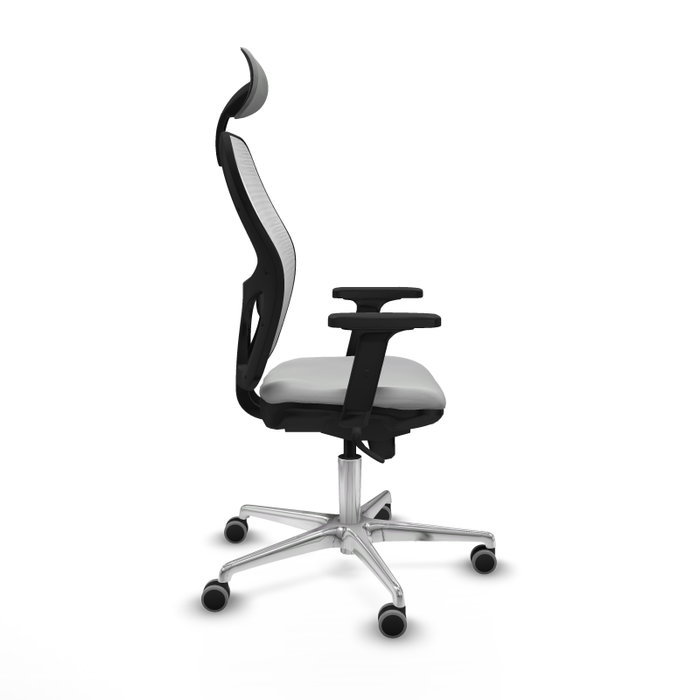 PIQUERAS Y CRESPO Silla de oficina Jorquera Gris claro y Blanco PIQUERAS Y CRESPO Silla de oficina Jorquera Gris claro y Blanco