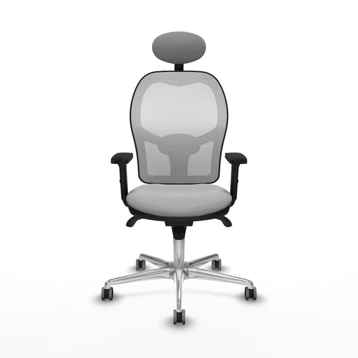 PIQUERAS Y CRESPO Silla de oficina Jorquera Gris claro y Blanco PIQUERAS Y CRESPO Silla de oficina Jorquera Gris claro y Blanco