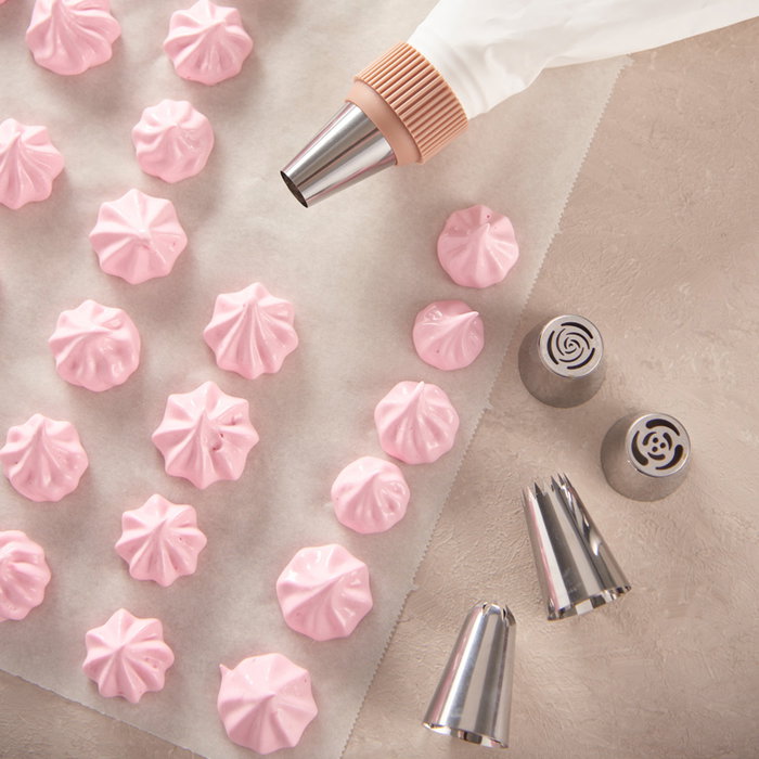 Day Manga Pastelera con 5 Boquillas Acero Inoxidable y Medida 23x33cm Colores Surtidos Day Manga Pastelera con 5 Boquillas Acero Inoxidable y Medida 23x33cm Colores Surtidos