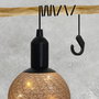 Home Deco Factory Bola Led Colgar Beige Diámetro 15 cm Luz Cálida Pilas AAA