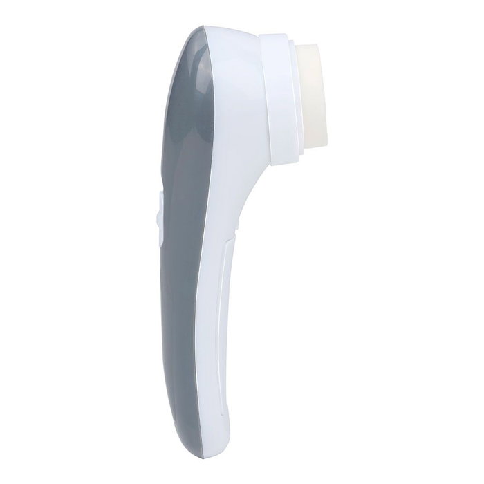 Grundig Masajeador Facial con 5 Cabezales Extraíbles y 2 Velocidades, Gris/Blanco