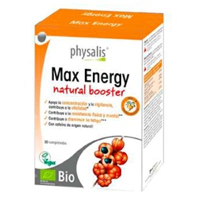 PHYSALIS Max Energy 30 Comprimidos Bio para Energía y Resistencia Apto Veganos PHYSALIS Max Energy 30 Comprimidos Bio para Energía y Resistencia Apto Veganos