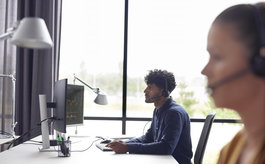 Poly EncorePro 320 QD Auriculares para Centro de Contacto con Micrófono con Cancelación de Ruido y Audio de Alta Calidad, 200Hz a 6.8kHz