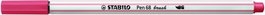 STABILO PEN 68 BRUSH Rotulador Punta Pincel Rojo Óxido (Set de 10)