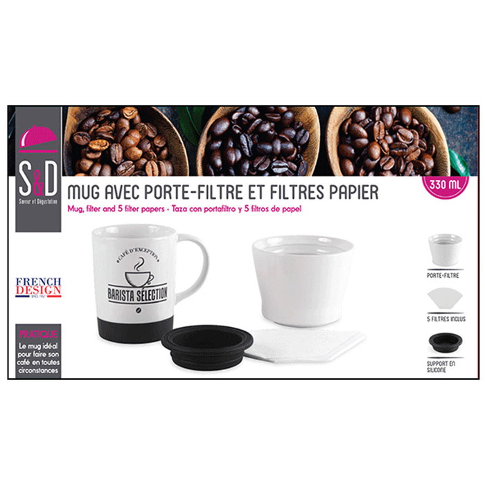 Saveur et Degustation Mug Barista con Filtro