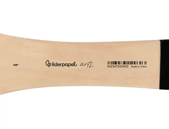 Liderpapel Brocha paletina plana de 48 mm con cerda natural de cerdo Liderpapel Brocha paletina plana de 48 mm con cerda natural de cerdo