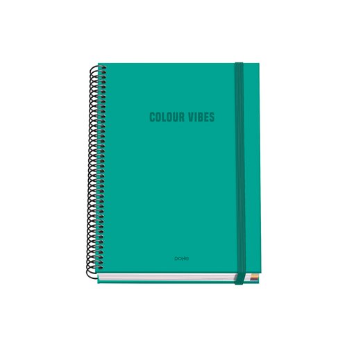 Bloc Dohe Colour Vibes Micro.Tapa Extra A5 100H 90Gr Cuadric.5X5 Verde Bloc Dohe Colour Vibes Micro.Tapa Extra A5 100H 90Gr Cuadric.5X5 Verde
