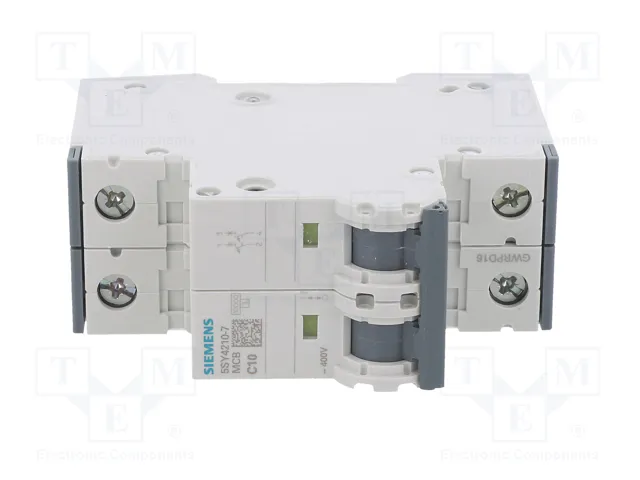 SIEMENS 5SY4210-7 Interruptor magnetotérmico 2 polos 10A 10kA