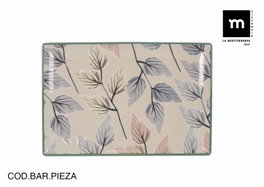 La Mediterranea Fuente Rectangular Tardor Elite Brillo 30x20 cm