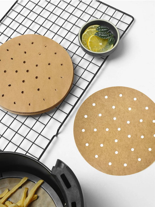 Inde Set 40 Papel Airfryer Perforado Redondo 23 cm (24 Unidades)