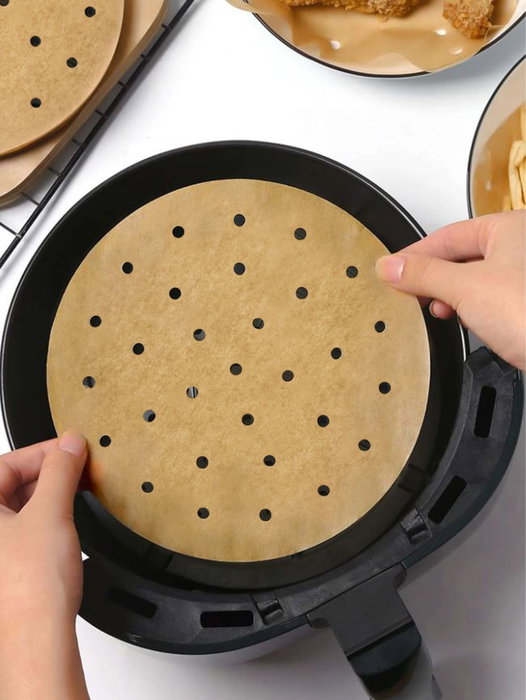 Inde Set 40 Papel Airfryer Perforado Redondo 23 cm (24 Unidades)