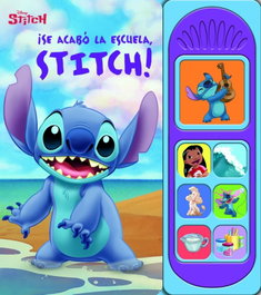 PI KIDS Disney Stitch - Libro Sonoro - Se acabó la escuela Stitch