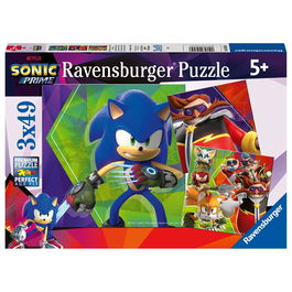 Ravensburger Puzzle 3x49 Piezas Sonic 05695