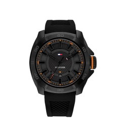 Tommy Hilfiger 1792137 con esfera azul y correa negra