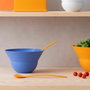Bodum Juego de 2 cuencos Topee Matisse con cubiertos para ensalada (3 L y 4,9 L)