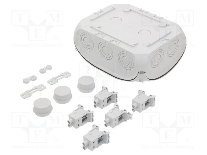 HENSEL ENYCASE® Caja de conexiones gris IP66 HENSEL ENYCASE® Caja de conexiones gris IP66