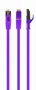 Gembird PP6A-LSZHCU-V-0.5M Cable de Red RJ45 Ethernet Patch Cord Cat.6a S/FTP Blindado LSZH Cobre Contactos Oro 0.5 Metros Color Violeta