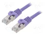 Gembird Cable de Red Cat6a S/FTP 0,5m Violeta