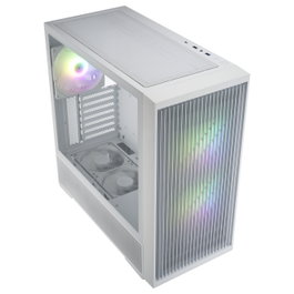FSP M330-WA Caja Midi Tower con Cristal Templado y 4 Ventiladores, Negro