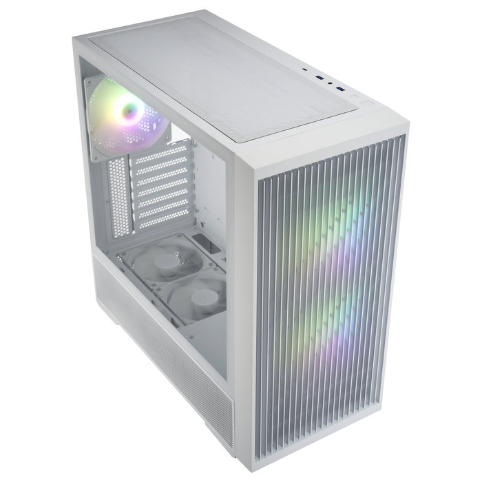 FSP M330 Caja Midi Tower Negra con Vidrio Templado y 4 Ventiladores FSP M330 Caja Midi Tower Negra con Vidrio Templado y 4 Ventiladores