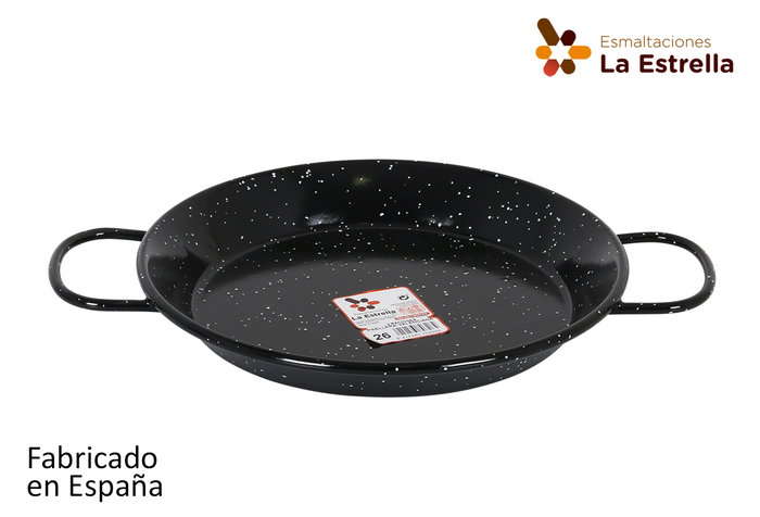 La Estrella Paellera Valenciana 26 cm Jaspeada para 2 Raciones (8 Unidades) La Estrella Paellera Valenciana 26 cm Jaspeada para 2 Raciones (8 Unidades)