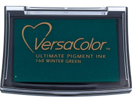 Tsukineko Almohadilla de Tinta VERSACOLOR Verde Invierno 95x65mm