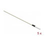DeLOCK Varilla de limpieza de fibra óptica para conectores con casquillo de 2,50 mm, 5 piezas