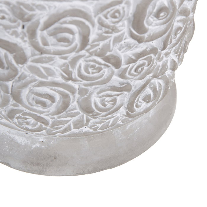 Macetero Cemento Decoración 19 X 19 X 17,50 cm (Set de 2)