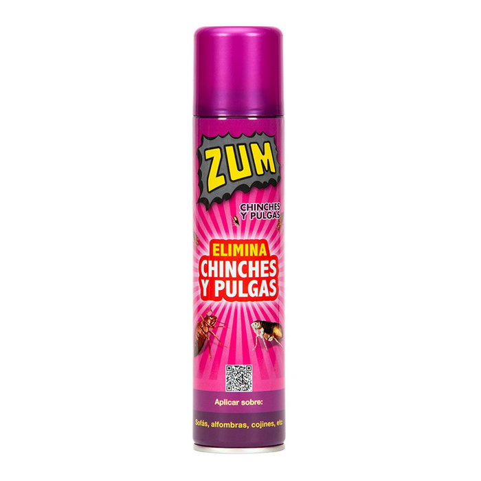 Zum Insecticida Especial Textiles Anti Chinches y Pulgas Tratamiento Fulminante Aerosol 300 ml Zum Insecticida Especial Textiles Anti Chinches y Pulgas Tratamiento Fulminante Aerosol 300 ml