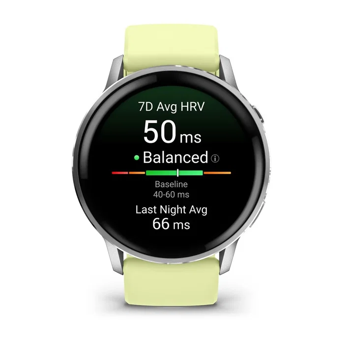 Garmin Venu 4 45mm AMOLED Gris/Plata/Amarillo