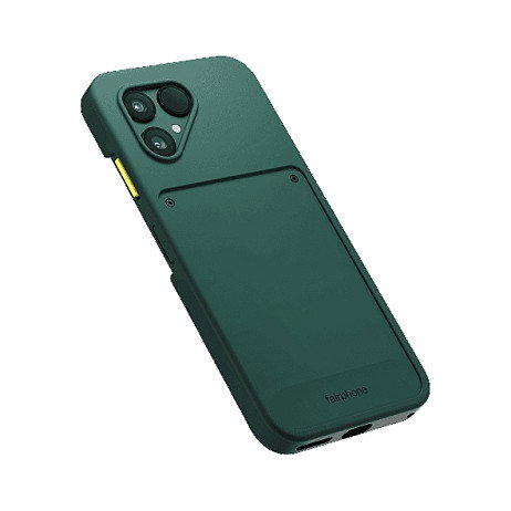 Fairphone Funda Protectora Compatible con Fairphone Gen. 6, Resistente a Golpes y Rayones, Color Verde Bosque