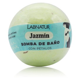 LABNATUR BIO Bomba de baño espumosa de jazmín con pétalos
