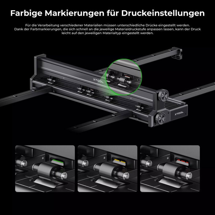 xTool Automatic Conveyor Feeder para P2 en color negro