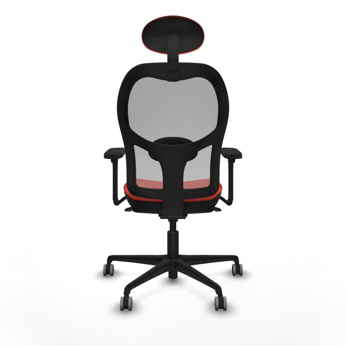 PIQUERAS Y CRESPO Silla de oficina Jorquera Naranja y Gris