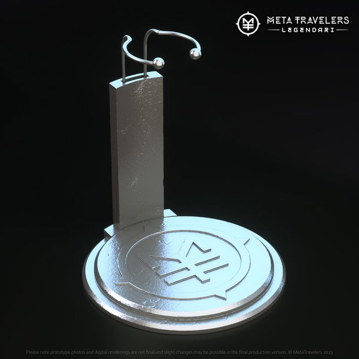 Legendari Soporte para Figuras con logotipo de MetaTravelers Legendari Soporte para Figuras con logotipo de MetaTravelers