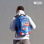 Karactermania Mochila Capitán América Run Plus Fan Azul